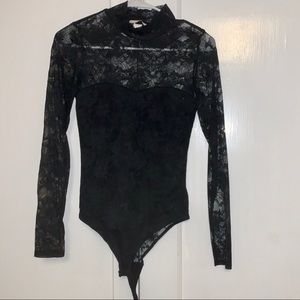 Black Lace H&M Bodysuit